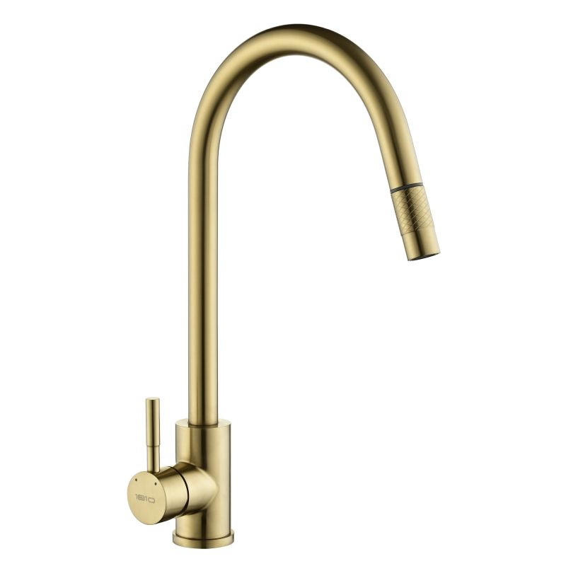 Ritrarre Flex Retractable Tap - Brushed Gold